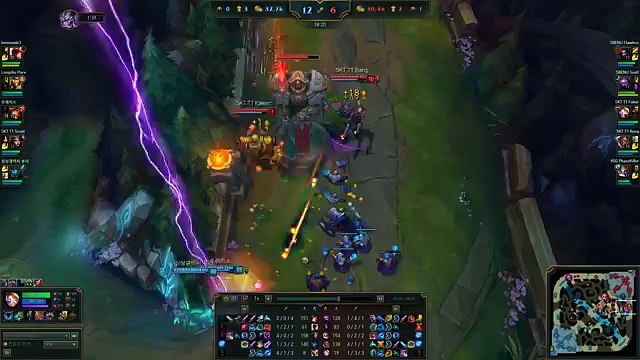 SKT T1 Faker - Blitzcrank with Bang Lucian - KR LOL SoloQ Highlights