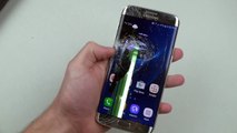 Samsung Galaxy S7 Edge Hammer   Knife Scratch Test