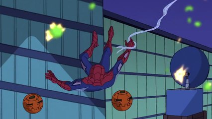 the spectacular spider man vs the green goblin and his minions
