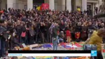 Attentats de Bruxelles - La Belgique en deuil : Minute de silence observée