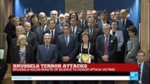 Brussels terror attacks: Minute of silence held to honor attack victims