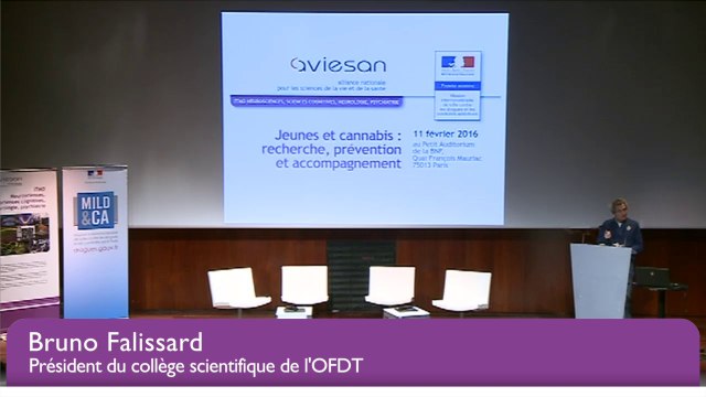 Colloque Jeunes et cannabis 11 février 2016 – Intervention de Bruno Falissard, PhD, Directeur du pôle santé mentale et santé publique (Inserm), Président du collège scientifique de l’Observatoire français des drogues et des toxicomanies