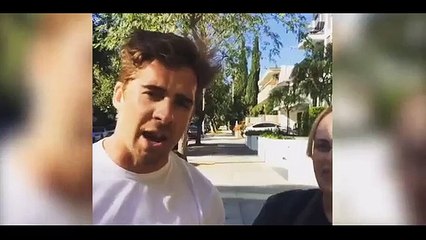 Rebel wilson helps Hugh Sheridan do the pie challenge