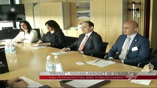 “Pronat”, Nishani ankohet në Strasburg - News, Lajme - Vizion Plus