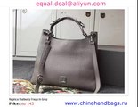Mulberry Freya In Grey Real Leather Replica for Sale