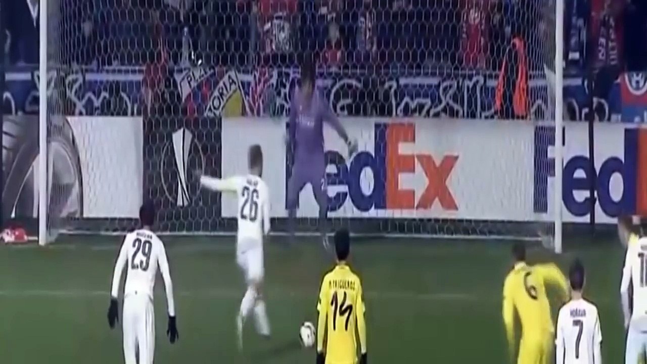 Viktoria Plzen vs Villarreal 3-3 Highlights & Goals 2015-16 Europa League 10-12-2015