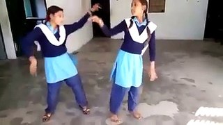 girls dance video in class room