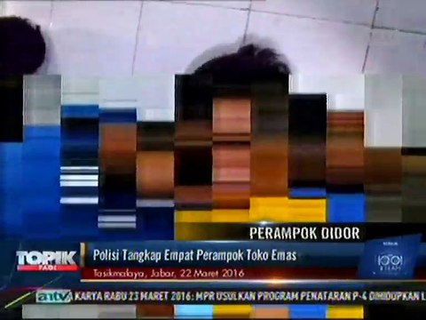 Polisi Tangkap Empat Perampok Toko Emas