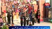 Lahore: Flag lowering ceremony at Wagah Border