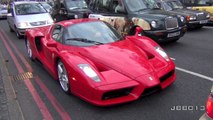 Ferrari Enzo Loud Acceleration in London Pure Sounds on Road