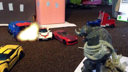 Spider-man Stop Motion - Spiderman vs Rhino