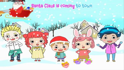 Santa Claus Is Coming To Town Karaoke song with lyrics | Nursery Rhymes | Ultra HD 4K Musi