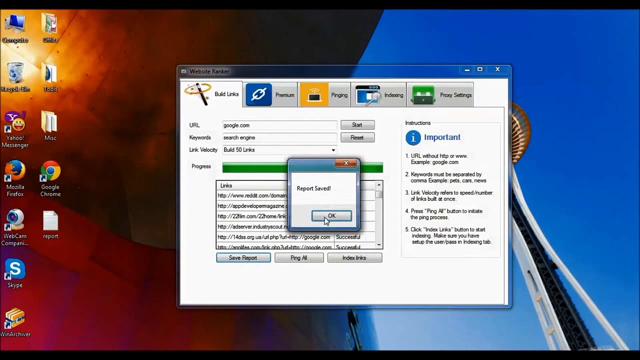 Create Backlinks For Unlimited Web Pages with 301 Ranker SEO Software