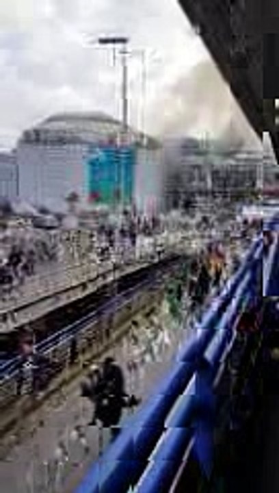 Video People running for life after 2 Huge explosion at Brussels airport 22 March 2016 _Two Explosions At Brussels Airport In Belgium 37 killed,200 Injured