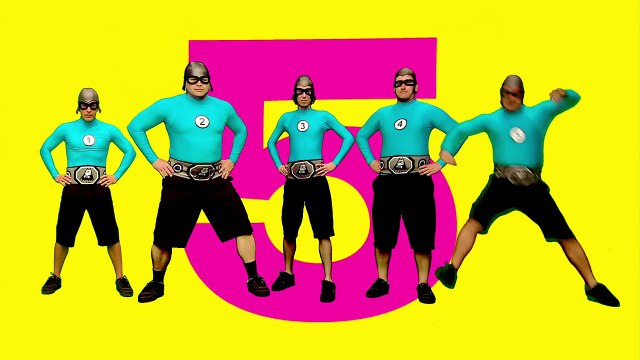 The Aquabats - Counting to 5 - Yo Gabba Gabba!