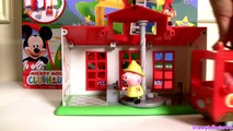 Peppa Pig Fire Station Playset with Fire Engine Truck Nickelodeon - Play Doh Estación de