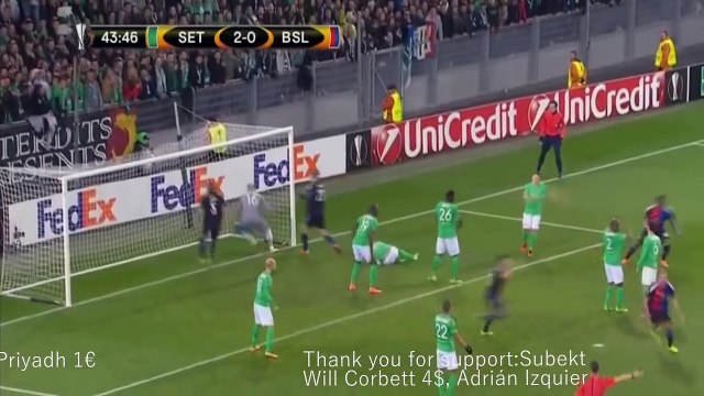 Saint-Etienne vs Basel 3-2 Highlights & Goals 2015-16 Europa League 18-02-2016