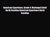 Read ‪American Experience Grade 8: Mcdougal Littell North Carolina American Experience North