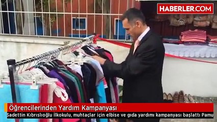 Öğrencilerinden Yardım Kampanyası