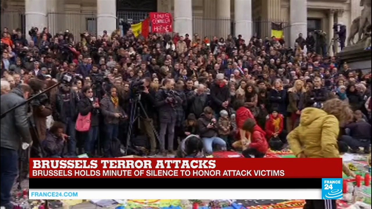 Brussels terror attack, un minute of silence