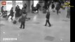 CCTV captures the moment a large explosion rock Brussels Airport
