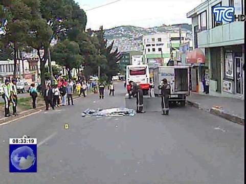 Un adulto mayor falleció en un accidente de tránsito en la ciudad de Quito