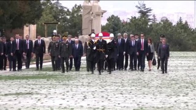 Romanya Cumhurbaşkanı Klaus Iohannis - Anıtkabir Ziyaret - Ankara