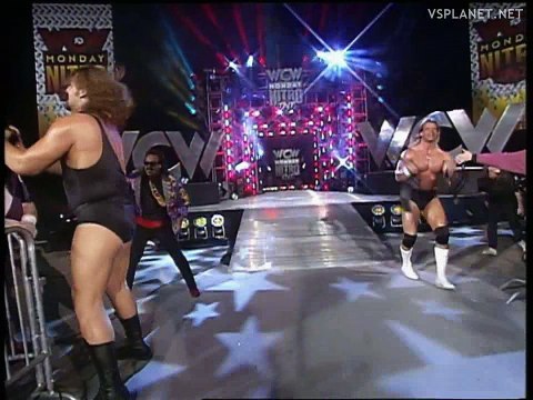 Lex Luger vs Loch Ness (feat. Giant) WCW Monday Nitro 18.03.1996