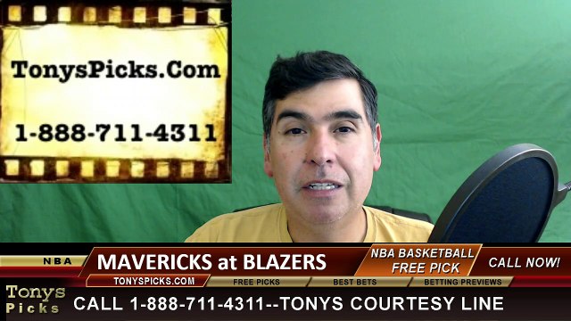 Portland Trailblazers vs. Dallas Mavericks Free Pick Prediction NBA Pro Basketball Odds Preview 3-23-2016