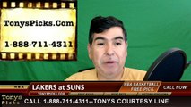 Phoenix Suns vs. LA Lakers Free Pick Prediction NBA Pro Basketball Odds Preview 3-23-2016