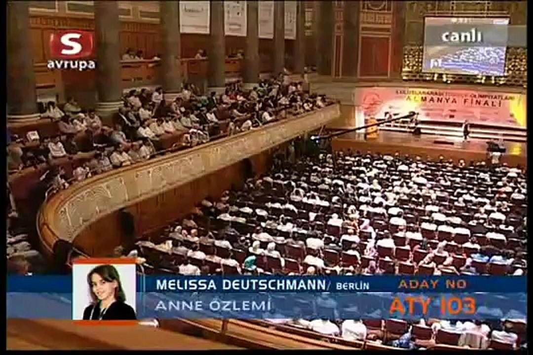 Ağlatan Anne Şiiri - Türkçe Olimpiyatları - Melissa Deutschmann
