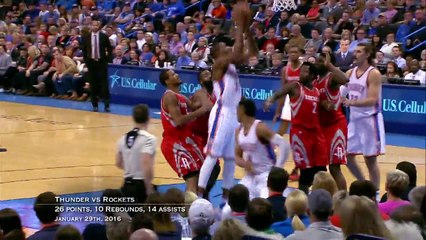 Russell Westbrook  14 Thunderous Triple Doubles