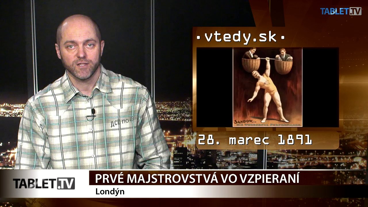Stalo sa VTEDY: Prvé majstrovstvá vo vzpieraní aj prvý hydroplán