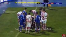 Luka Modric Gets Injured - Croatia vs Israel - 23.03.2016