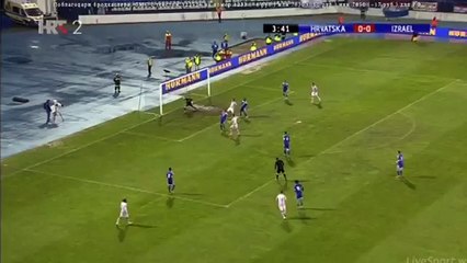 Croatia vs Izrael 1-0 Ivan Perišić Goal / 23.03.2016