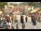 Wagah Border -Flag Lowering Ceremony  Pakistan Army Parade