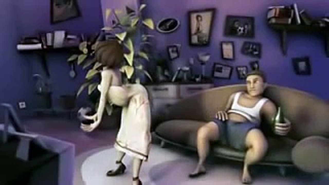 TV любовь (Короткометражный мультик).