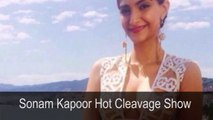 Sonam Kapoor Hot Cleavage NIPP Show | Cannes 2015