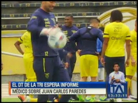 Director técnico de la Tri espera informe médico de Juan Carlos Paredes