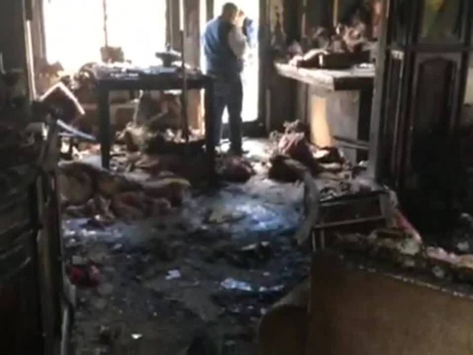 Boy up late, playing video games saves family from fire