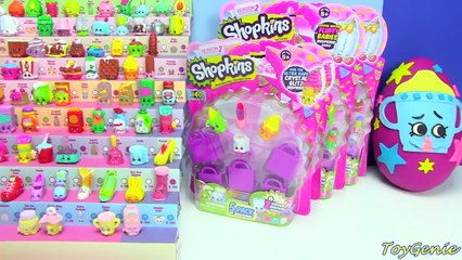 Télécharger la video: Shopkins Fluffy Baby Sippy Sips Play Doh Surprise Egg Crystal Glitz 5 and 12 Packs