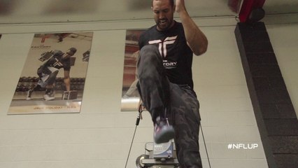 NFL Up!: Resistance band jump