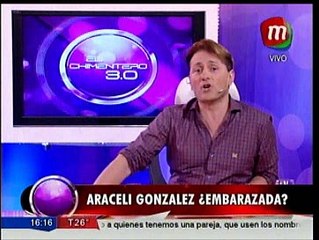 ¿Araceli González embarazada?