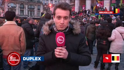 Bruxelles 24h après les attentats - Le Petit Journal du 23/03 - CANAL +
