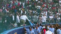 Así fueron vistos Obama y Castro en juego de béisbol