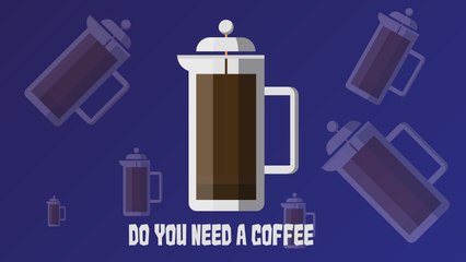 Adobe illustrator tutorial : flat design Make a Coffee