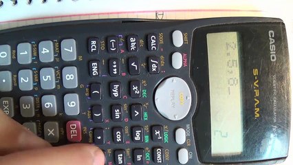 Manual calculadora: Regresión lineal (ejemplo)