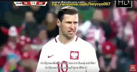 Arkadiusz Milik SUPER POWER SHOOT - Poland vs Serbial Friendlies