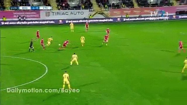 Nicolae Stanciu Goal HD - Romania 1-0 Lithuania - 23-03-2016 Friendly Match -