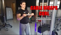 Vücut Geliştirme Hareketleri - Cable Biceps Curl